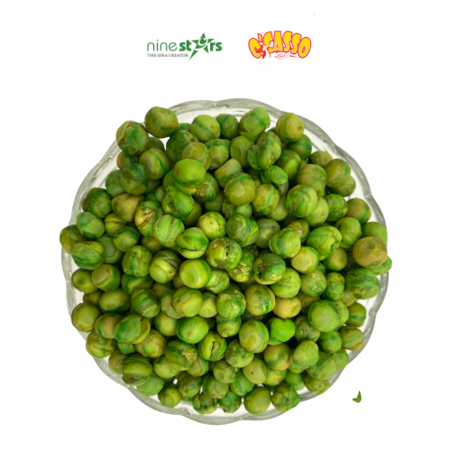 Salted roasted green peas