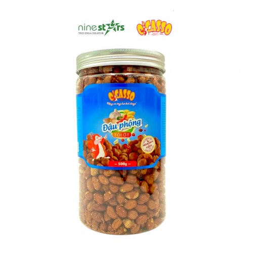 roasted peanuts with garlic and chili - ninestarsco.com