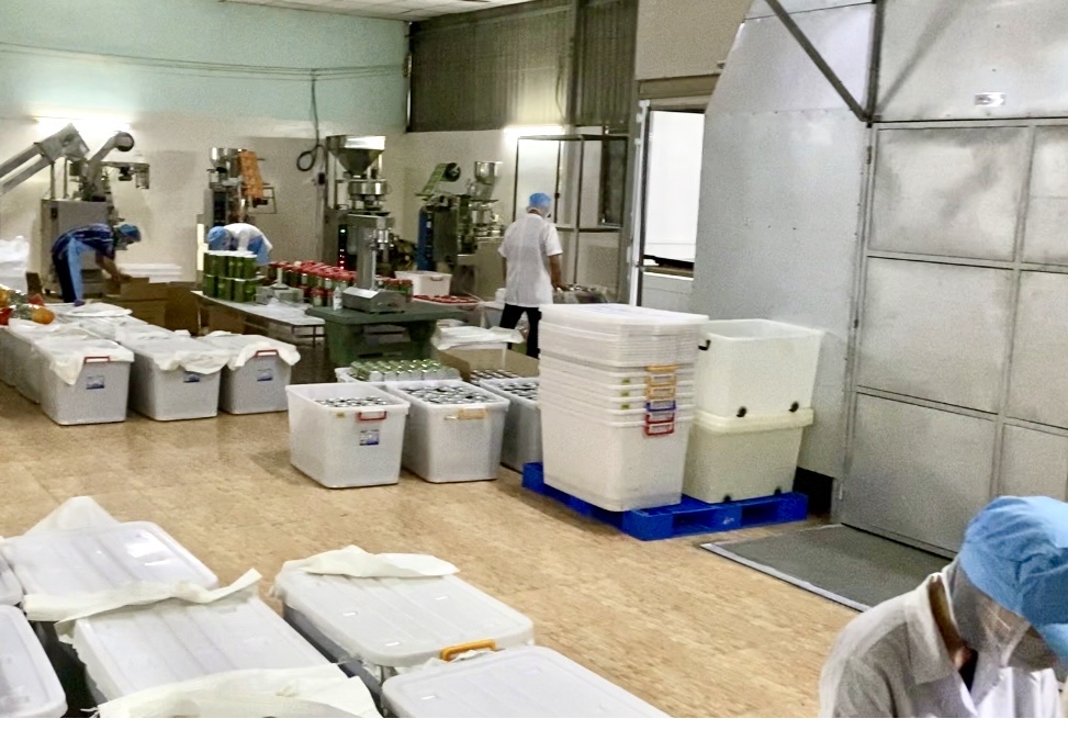 xưởng sản xuất hạt điều