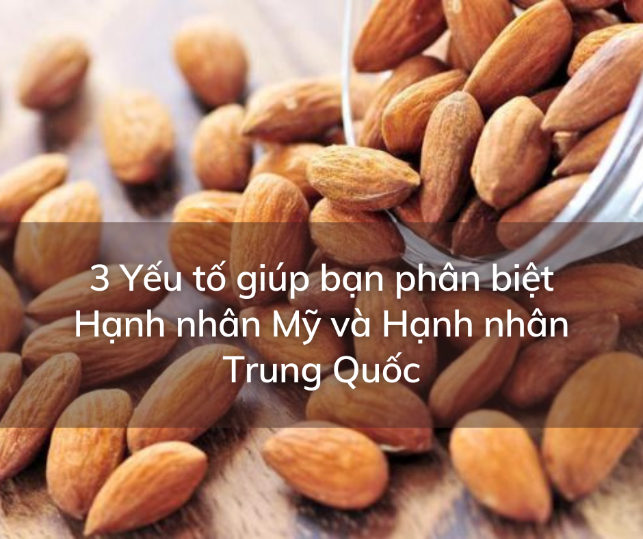 điểm khác nhau của hạnh nhân Mỹ và hạnh nhân Trung Quốc