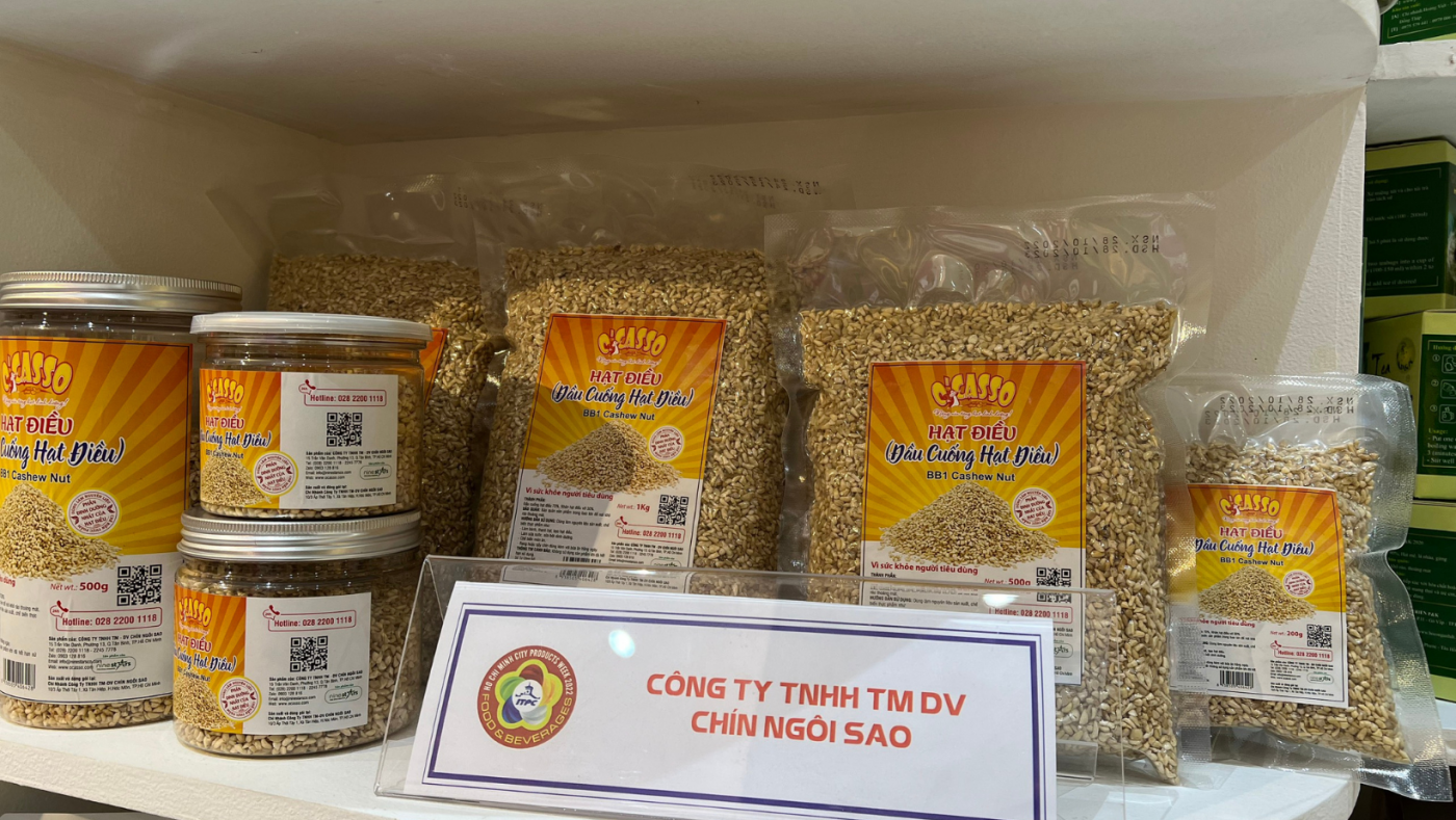 Công ty Chín Ngôi Sao trưng bày sản phẩm tại "tuần lễ triển lãm sản phẩm ngành lương thực thực phẩm" Công ty Chín Ngôi Sao trưng bày sản phẩm tại "tuần lễ triển lãm sản phẩm ngành lương thực thực phẩm"